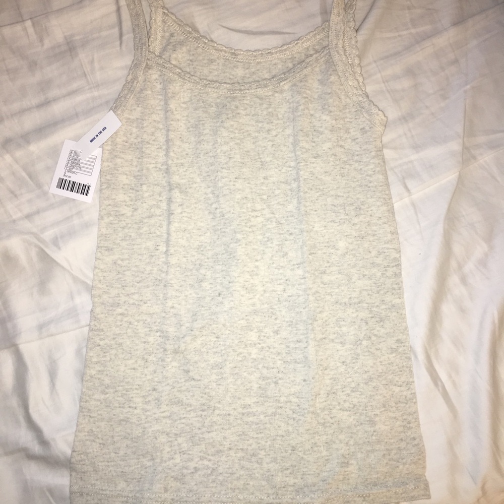 Cream tank top urban outfitters